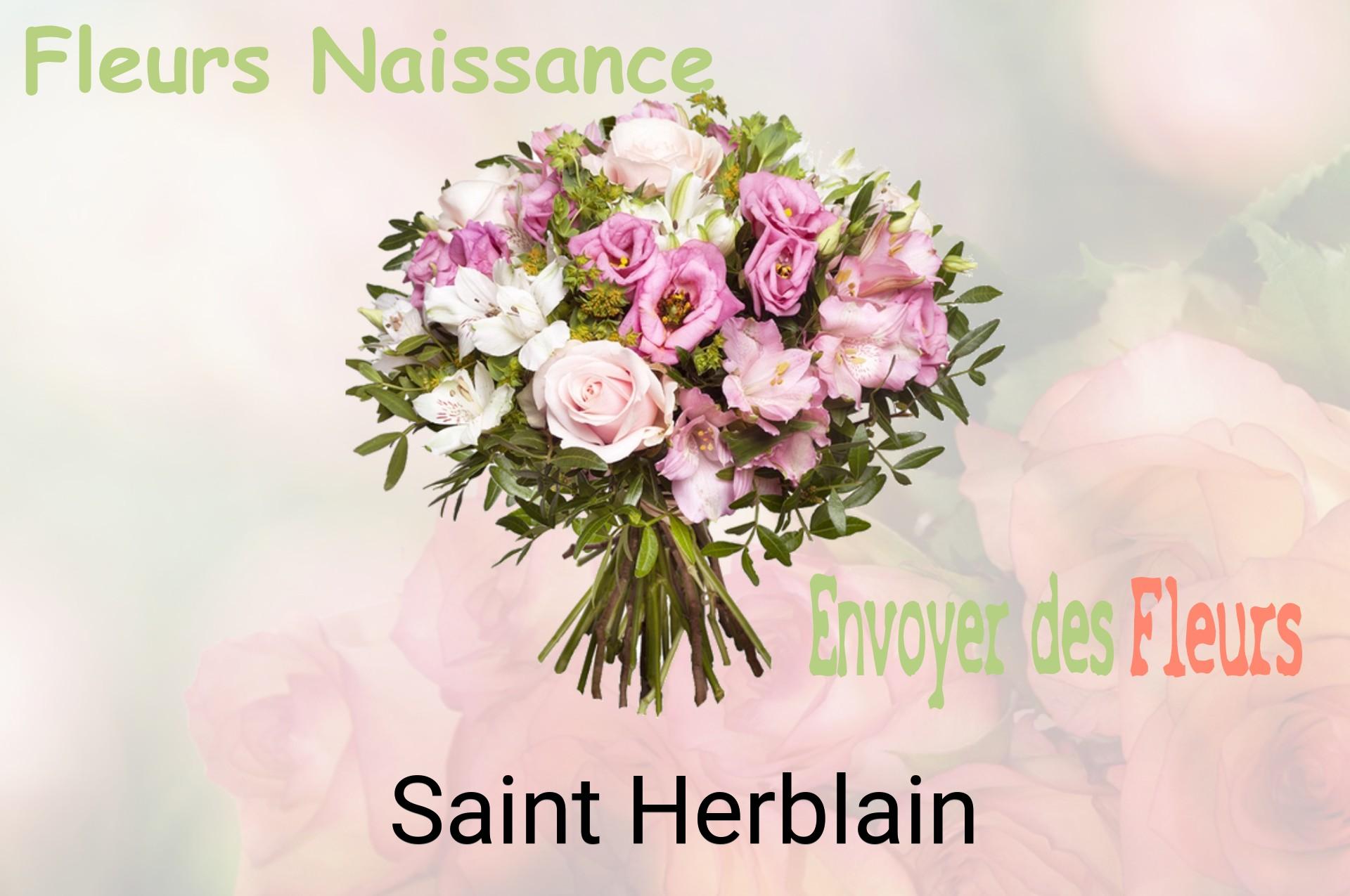 Bouquet de fleurs de naissance livré à Saint-Herblain